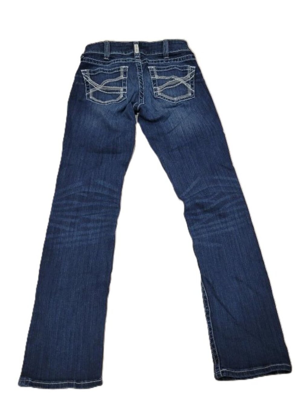 Ariat Real Denim Jeans Womens Size 27R Medium Wash Ivy Straight 10024300